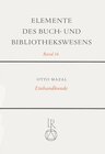 Buchcover Einbandkunde