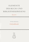 Buchcover Einbandkunde