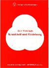 Buchcover Erziehung und Krankheit