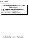 Buchcover Grundlegende Unterrichts- und Lernbereiche an der Schule für Geistigbehinderte und der Schule für Lernbehinderte