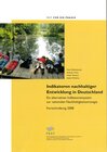 Buchcover Indikatoren nachhaltiger Entwicklung in Deutschland