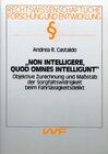 Buchcover Non intelligere, quod omnes intelligunt