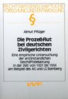 Buchcover Die Prozessflut bei deutschen Zivilgerichten
