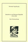Buchcover Bestseller in der Weimarer Republik 1925-1930