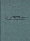 Buchcover August Stramm - Sprachskepsis und kosmischer Mystizismus im frühen 20. Jahrhundert