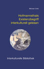 Buchcover Hofmannsthals Existenzbegriff interkulturell gelesen