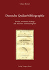 Buchcover Deutsche Quäkerbibliographie