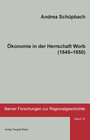 Buchcover Ökonomie in der Herrschaft Worb (1645–1850)