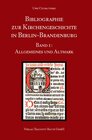 Buchcover Allgemeines und Altmark