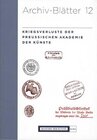Buchcover Kriegsverluste der Preussischen Akademie der Künste