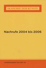Buchcover Nachrufe 2004 bis 2006