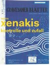 Buchcover Kontrolle und Zufall - Iannis Xenakis.