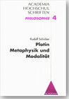 Buchcover Plotin. Metaphysik und Modalität