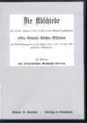 Buchcover Die Abschiede der in den Jahren 1540-1542 in der Altmark gehaltenen ersten General-Kirchen-Visitation mit Berücksichtigu