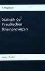 Buchcover Statistik der Preußischen Rhein-Provinzen; Statistics of the Prussian Rhine Provinces, Cologne 1817