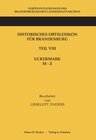Buchcover Historisches Ortslexikon für Brandenburg, Teil VIII, Uckermark, Band 2: M-Z