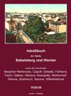 Buchcover Adreßbuch der Städte Babelsberg, Werder sowie der Gemeinden Bergholz-Rehbrücke, Caputh, Drewitz, Fahrland, Ferch, Geltow