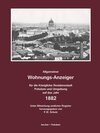 Buchcover Allgemeiner Wohnungsanzeiger für die Königliche Residenzstadt Potsdam und Umgebung auf das Jahr 1882