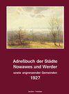 Buchcover Adreßbuch der Städte Nowawes und Werder 1927