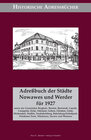 Buchcover Adreßbuch der Städte Nowawes und Werder für 1927