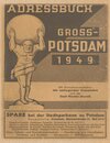 Buchcover Adressbuch Gross-Potsdam 1949