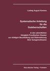 Buchcover Systematische Anleitung für Gutsherrschaften in den sämmtlichen Königlich Preußischen Staaten zur richtigen Beurtheilung