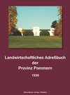 Buchcover Landwirtschaftliches Adresssbuch der Provinz Pommern 1939