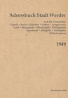 Buchcover Adressbuch der Stadt Werder 1949