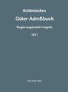 Buchcover Schlesisches Güter-Adreßbuch 1917
