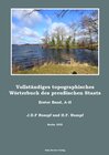 Buchcover Vollständiges topographisches Wörterbuch des preußischen Staats; Complete Topographical Dictionary of the Prussian State