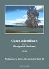Buchcover Güter-Adreßbuch für das Königreich Sachsen 1910; Agricultural Estates Address Book for the Kingdom of Saxony 1910