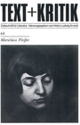 Buchcover Marieluise Fleißer