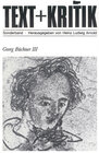 Buchcover Georg Büchner III
