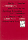 Buchcover Letternspuren