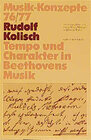 Buchcover Tempo und Charakter in Beethovens Musik