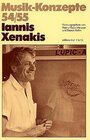 Buchcover Iannis Xenakis