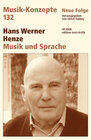 Buchcover Hans Werner Henze