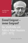 Buchcover "Einmal Emigrant - immer Emigrant?"