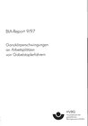 Buchcover BIA-Report 9/97: Ganzkörperschwingungen an Arbeitsplätzen von Gabelstaplerfahrern
