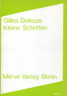 Buchcover Kleine Schriften