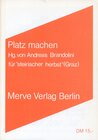 Buchcover Platz machen