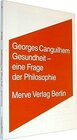 Buchcover Gesundheit - eine Frage der Philosophie