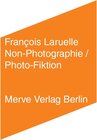 Buchcover Non-Photographie / Photo-Fiktion