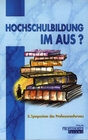 Buchcover Hochschulbildung im Aus?