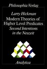 Buchcover Modern Theories of Higher Level Predicates