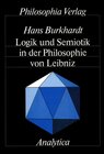 Buchcover Logik und Semiotik in der Philosophie von Leibniz