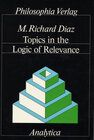 Buchcover Topics in the Logic of Relevance