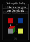 Buchcover Untersuchungen zur Ontologie