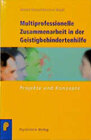 Buchcover Multiprofessionelle Zusammenarbeit in der Geistigbehindertenhilfe