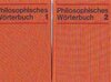 Buchcover Philosophisches Wörterbuch